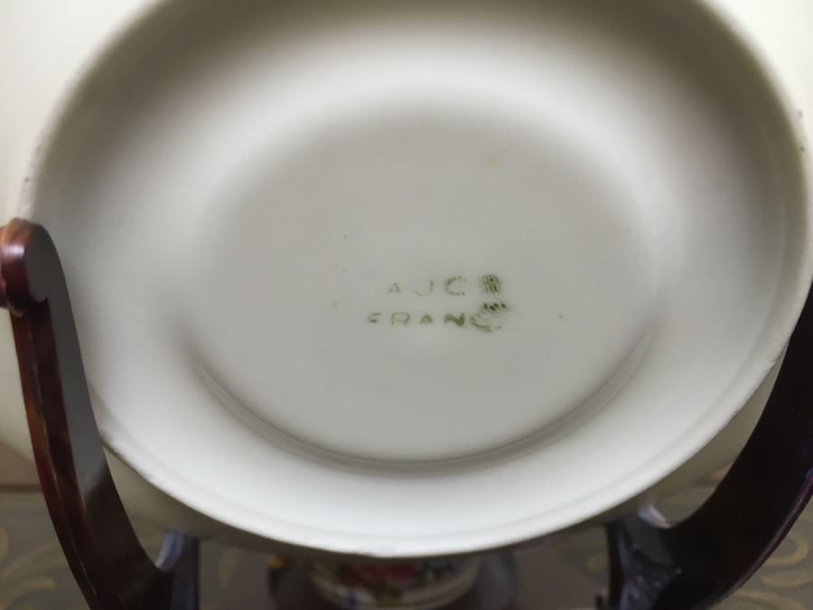 Just Added - Various Cups And Saucers, Bowls And Silver Figurine Including Hutschenreuther Gelb, AJCO France - See Photos [Photo 10]