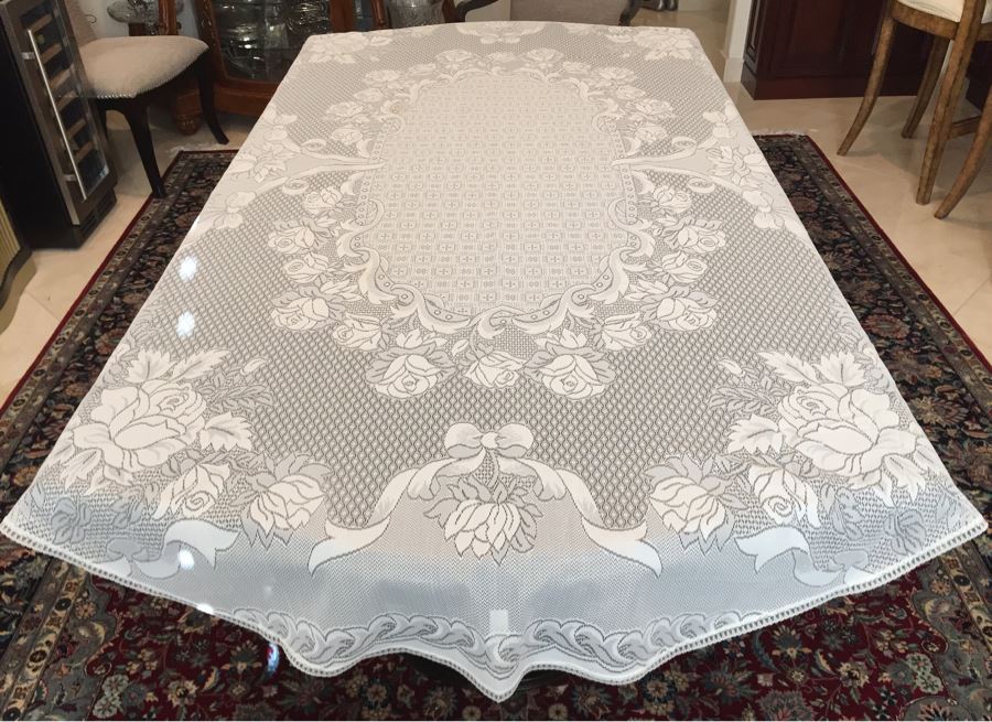 Just Added Set Of (3) Tablecloths Includes LENOX Tablecloth With