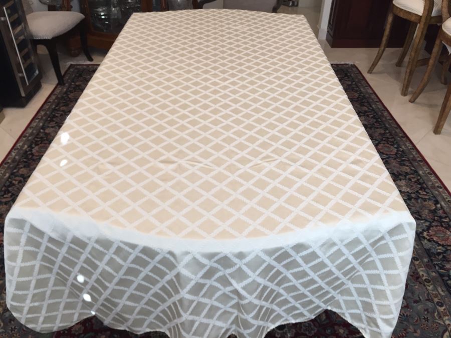Just Added Set Of (3) Tablecloths Includes LENOX Tablecloth With