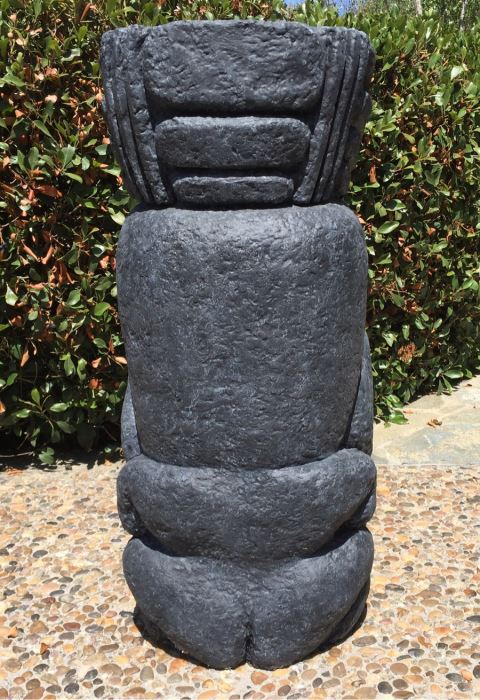 Large Custom Table Height Tiki Head Hawaiian Style Custom Fabricated From Foam [Photo 8]