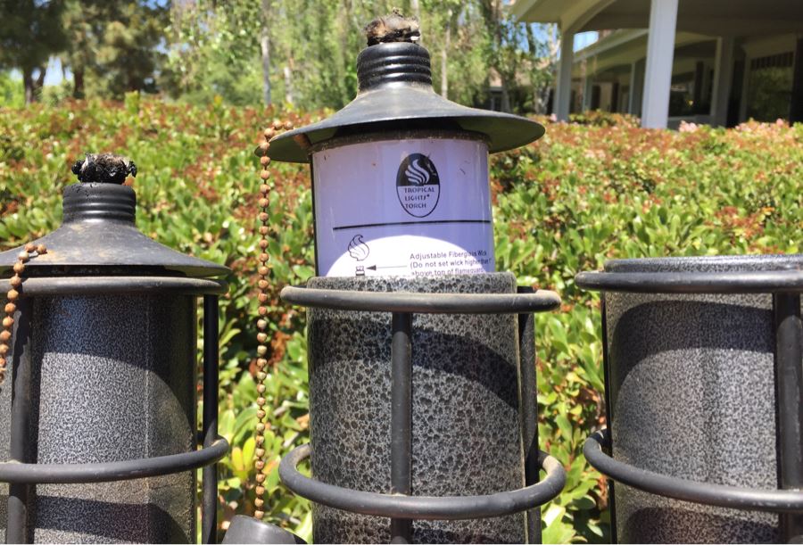 (5) Freestanding Metal Tiki Torches [Photo 3]