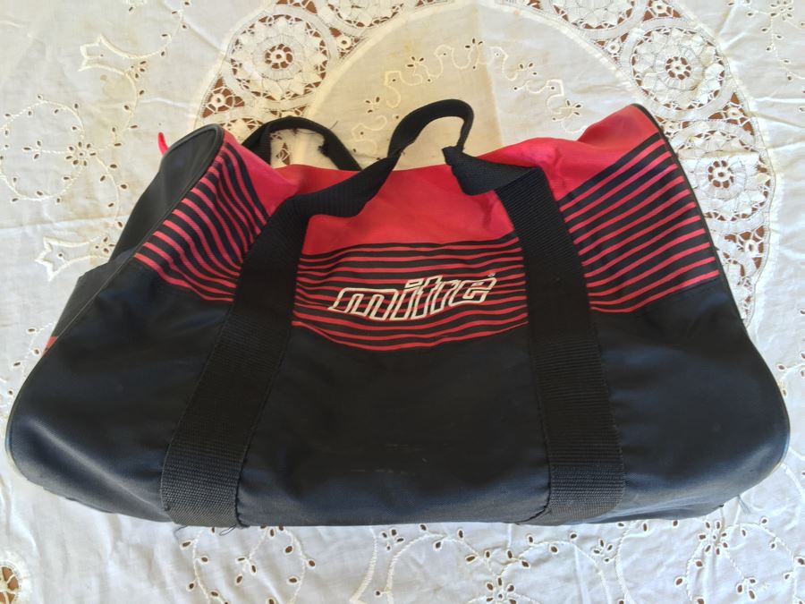 Sporting Bag Duffel Bag Lot With Adidas Bag, TUMI Briefcase Laptop Bag And Mitre Bag [Photo 16]