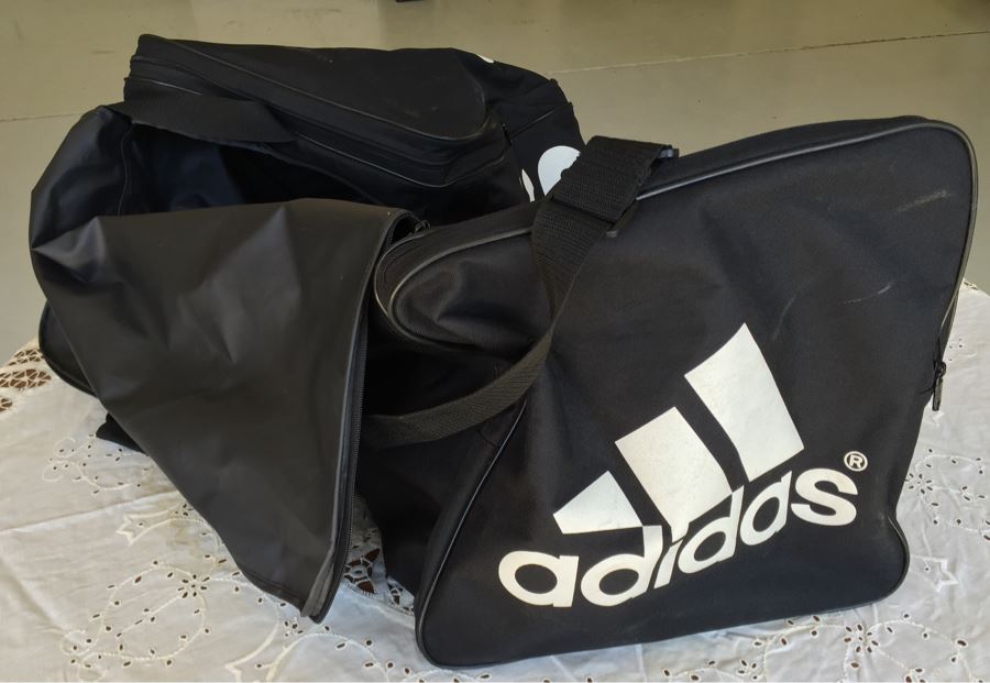 Sporting Bag Duffel Bag Lot With Adidas Bag, TUMI Briefcase Laptop Bag And Mitre Bag [Photo 19]