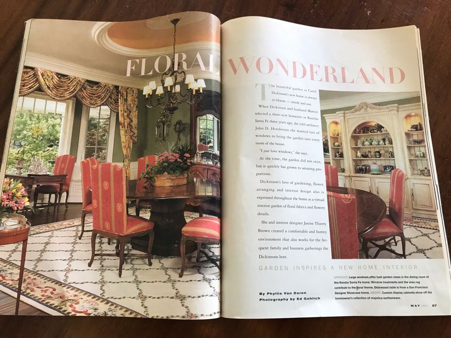 JUST ADDED - Stunning 13.75' Square Hand Knotted Wool Area Rug With Floral Motif Featured In Several Magazines - See Photos - Item Has Reserve Price [Photo 5]