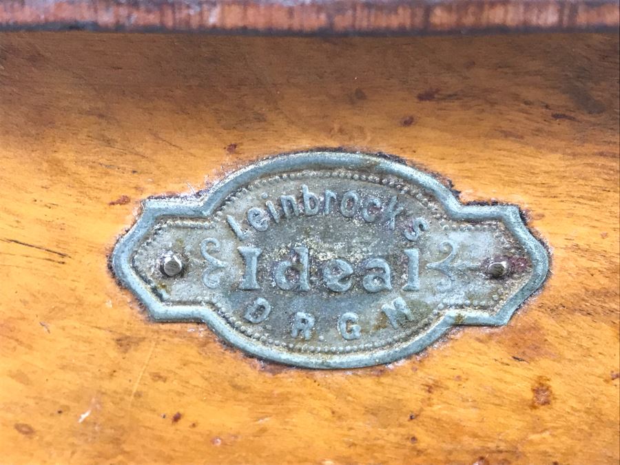 Vintage Coffee Pepper Grinder Leinbrocks Ideal Hand Crank Silverplate And Wood [Photo 4]