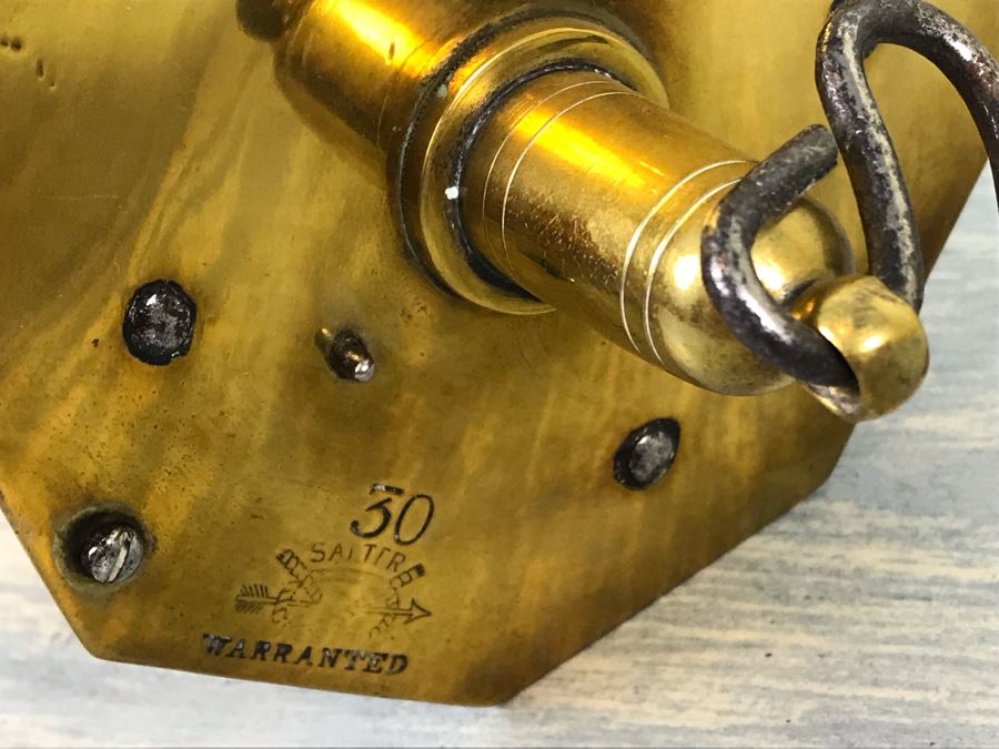 Antique Brass Salter's Clockwork Spit Jack Warranted 30 For Cooking Meat Above Fireplace Rotates Winding May Need Servicing [Photo 9]