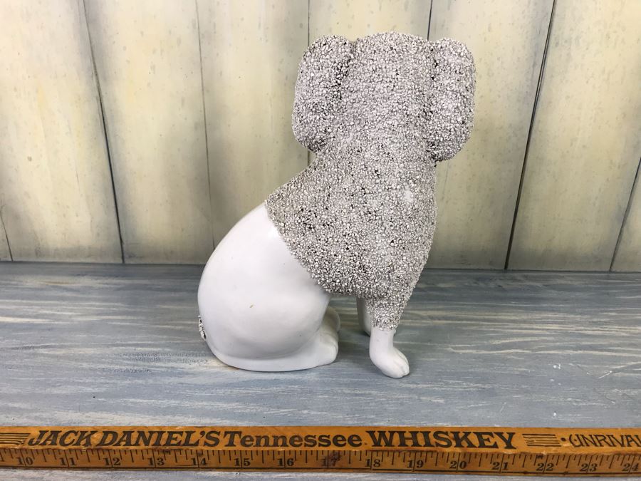 JUST ADDED - Antique English Staffordshire Spaniel Dog Sculpture Figurine Hand Painted [Photo 8]