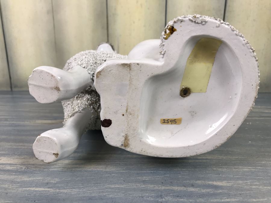 JUST ADDED - Antique English Staffordshire Spaniel Dog Sculpture Figurine Hand Painted [Photo 10]