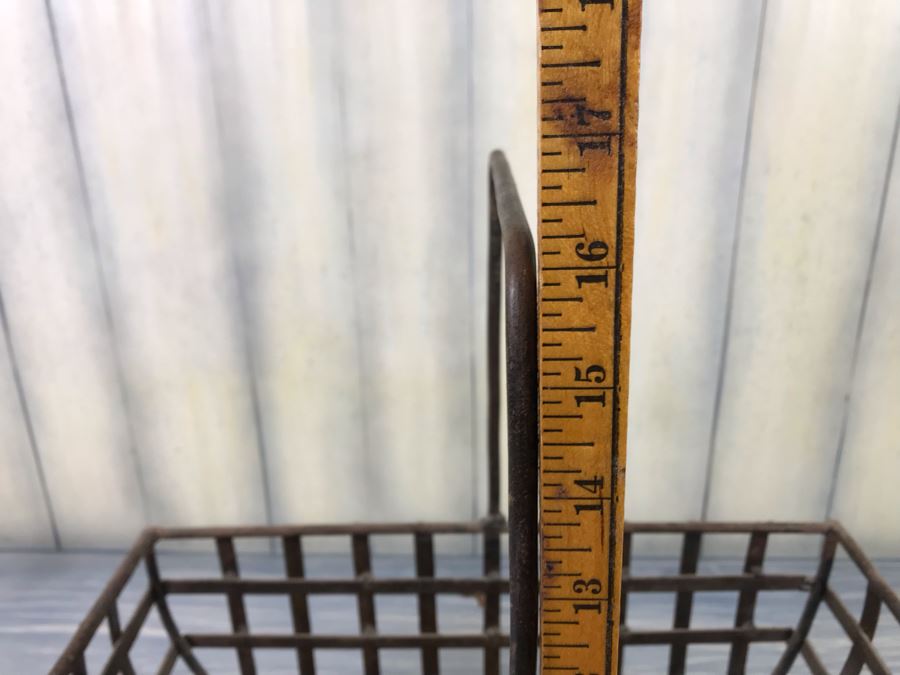 Heavy Cast Iron Welded Wire Basket [Photo 10]