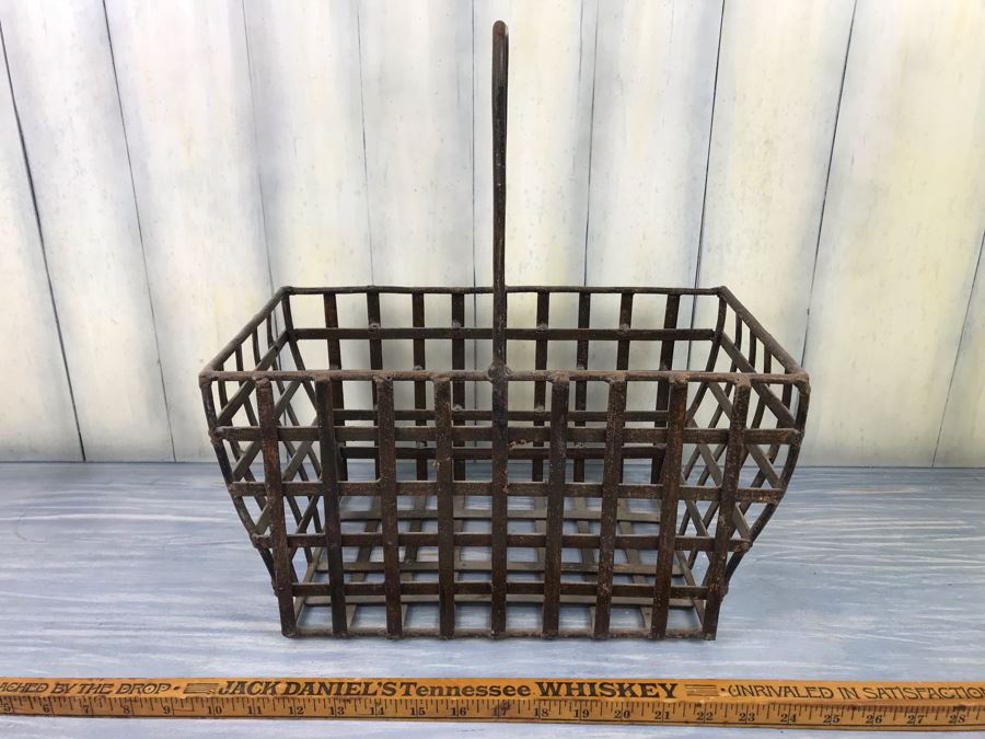 Heavy Cast Iron Welded Wire Basket