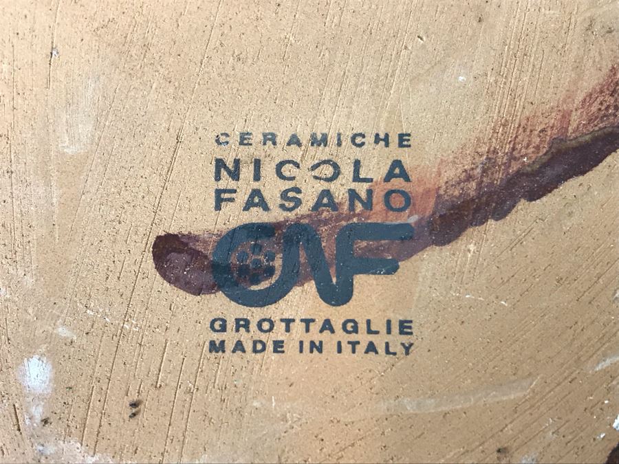 New Set Of (3) Glazed Ceramic Flower Pots By Nicola Fasano Made In Italy [Photo 9]