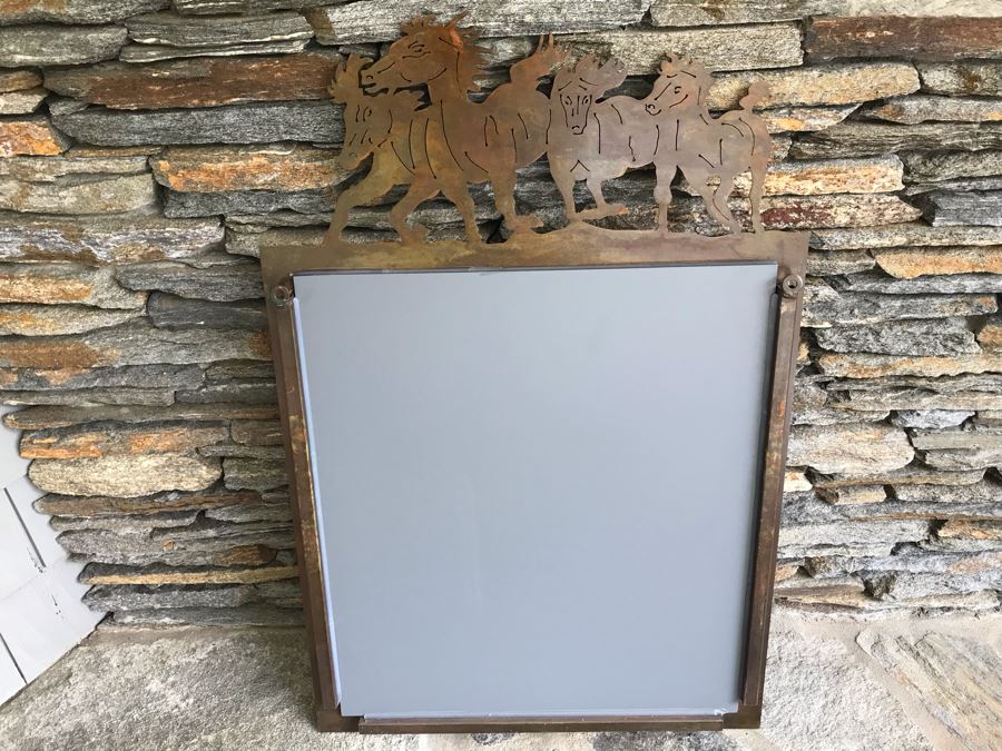Laser Cut Metal Horse Wall Mirror [Photo 6]