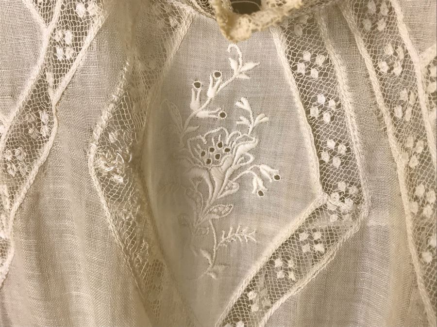 Pair Of Vintage Women's White Lace Dresses [Photo 7]