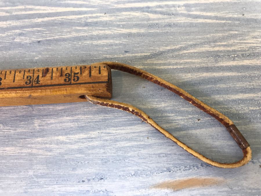 Vintage Jack Daniel's Tennessee Whiskey Advertising Square Measuring Yard Stick US And Metric [Photo 6]