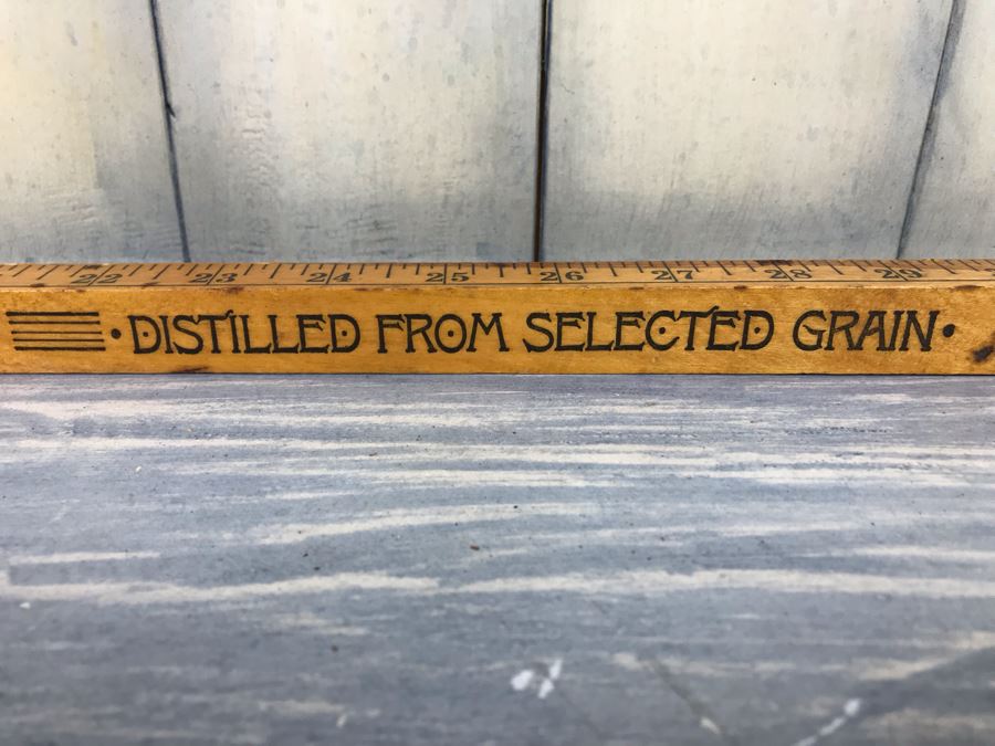 Vintage Jack Daniel's Tennessee Whiskey Advertising Square Measuring Yard Stick US And Metric [Photo 5]