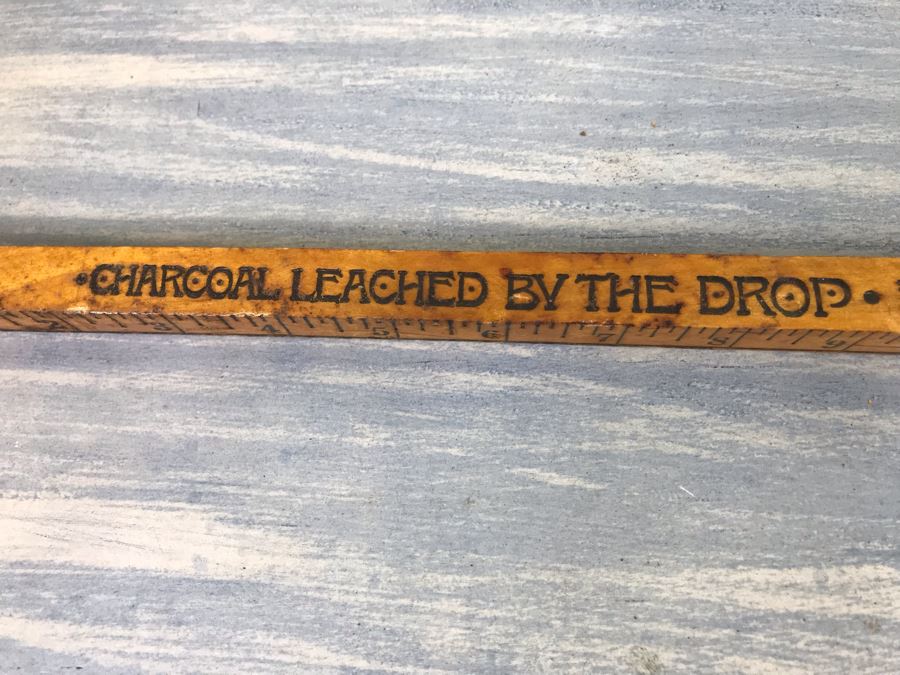 Vintage Jack Daniel's Tennessee Whiskey Advertising Square Measuring Yard Stick US And Metric [Photo 9]