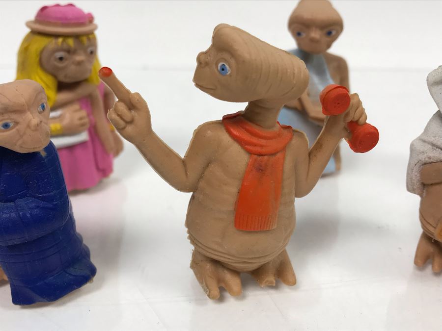 (6) Vintage 1982 E.T. Movie Universal Studios E.T. Figurines 2.5'H [Photo 3]
