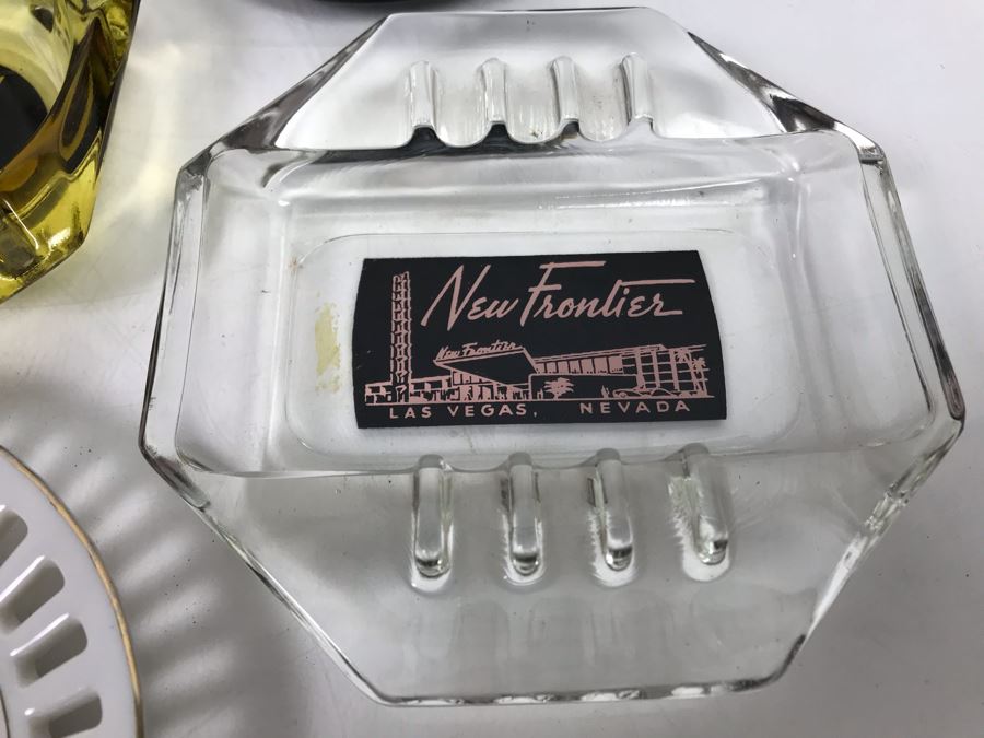 Vintage Las Vegas Ashtrays And Pair Of Las Vegas Drinking Glasses [Photo 5]