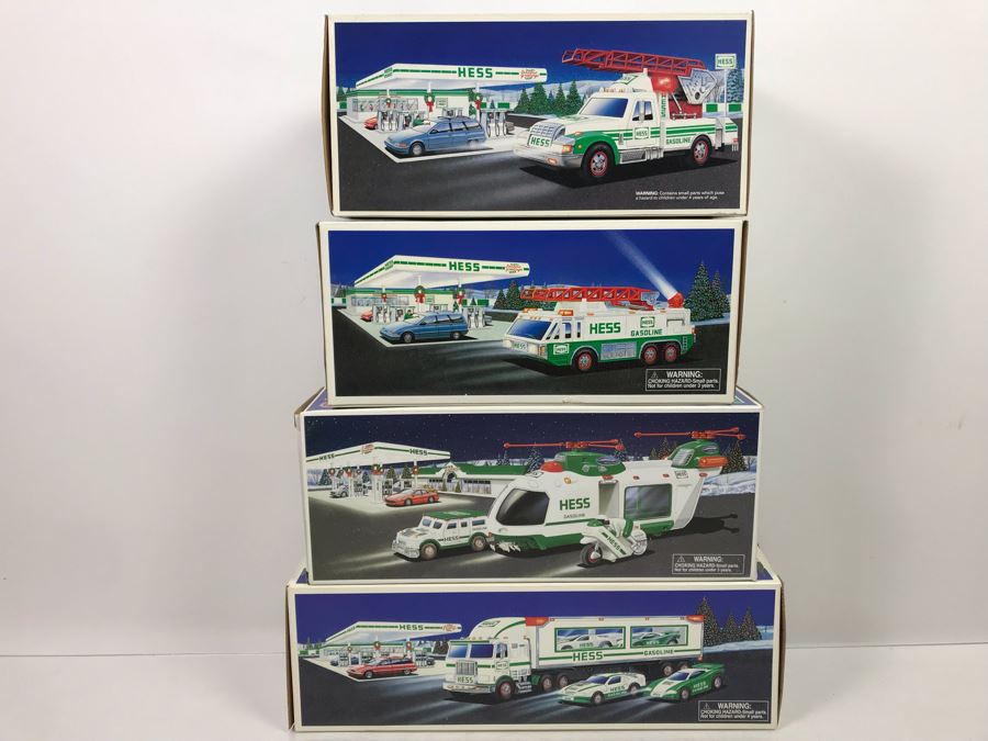 (4) Collectible HESS Toy Trucks In Boxes [Photo 2]