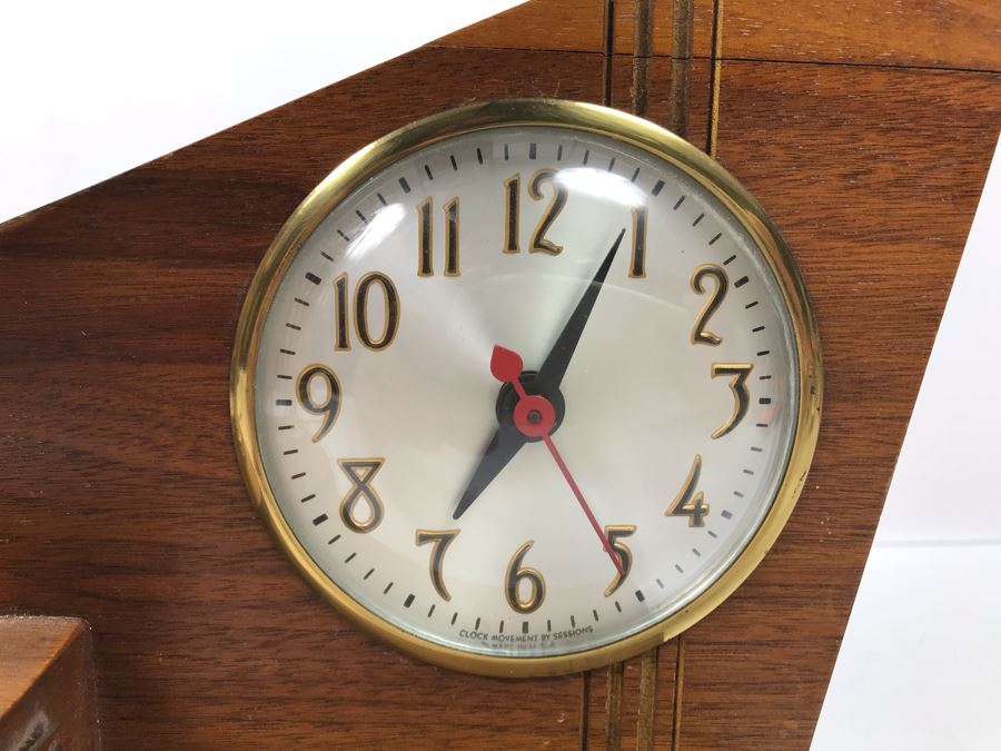 Vintage Art Deco Sessions Trophy Clock Uninscribed [Photo 4]