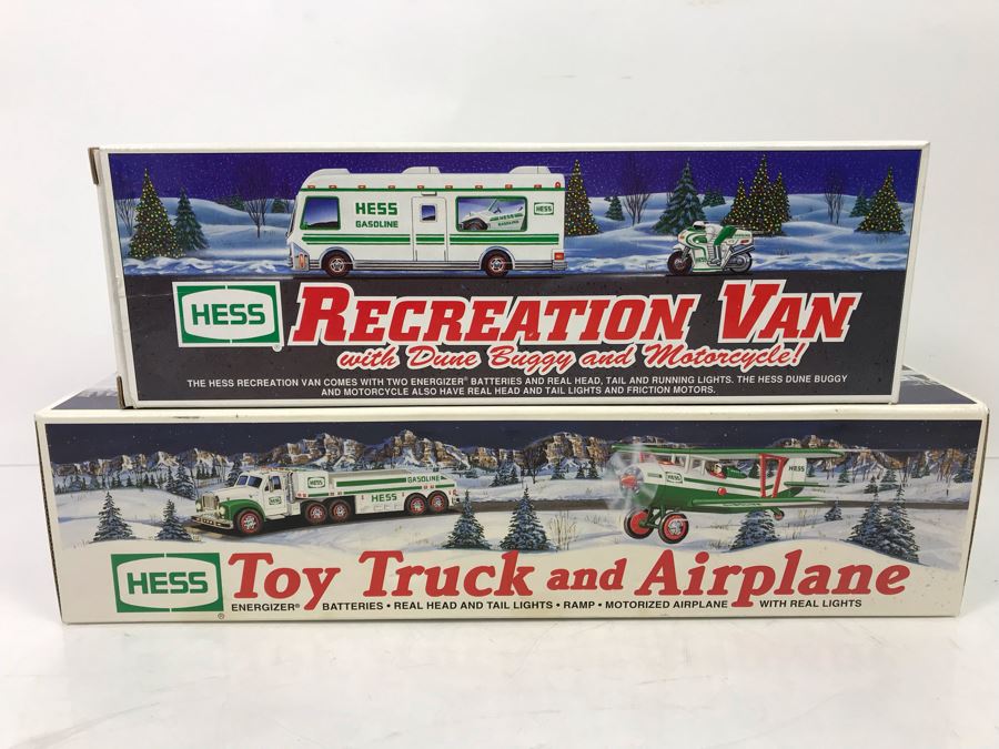 (2) Collectible HESS Toy Trucks In Boxes [Photo 1]