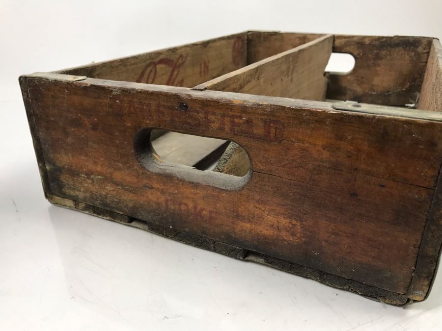 Vintage Bakersfield CA Wooden Drink Coca-Cola In Bottles Crate [Photo 6]
