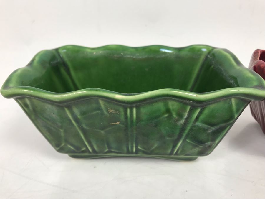 Pair Of McCoy USA Ceramic Planters 7'L And 7.5'L [Photo 7]