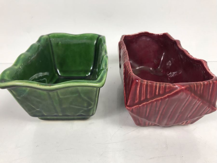 Pair Of McCoy USA Ceramic Planters 7'L And 7.5'L [Photo 9]