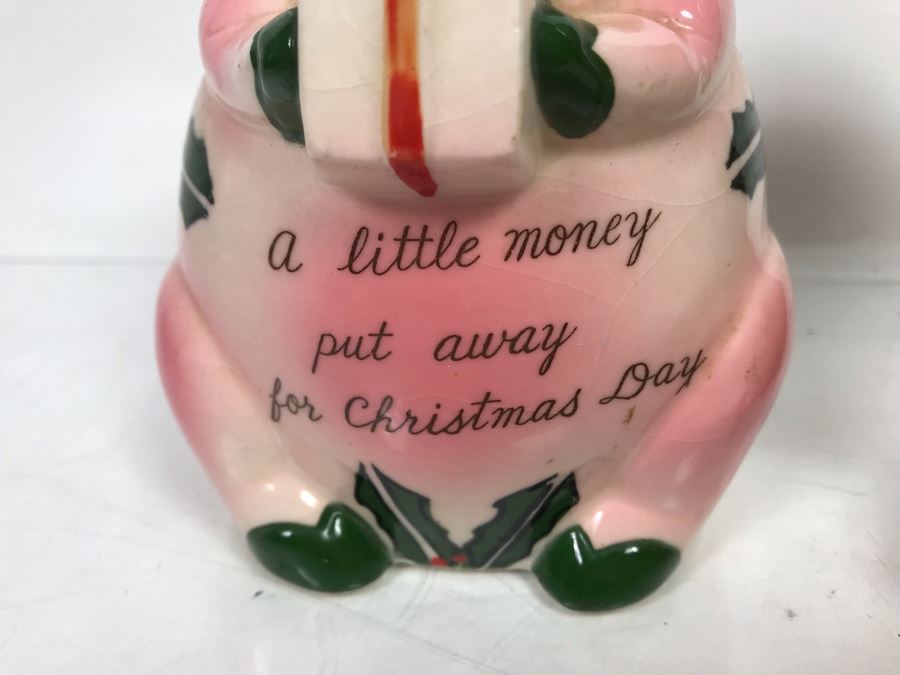 Pair Of Vintage Piggy Banks - Twin Winton Califo USA And Kreiss [Photo 4]