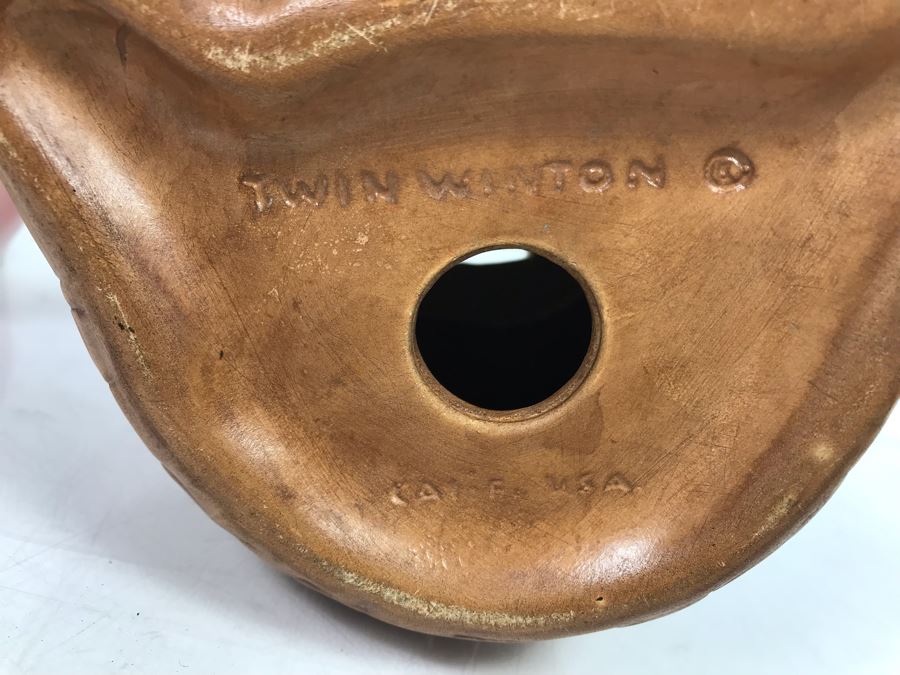 Pair Of Vintage Piggy Banks - Twin Winton Califo USA And Kreiss [Photo 7]