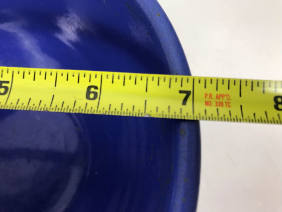 Pair Of Yellow And Blue USA Mixing Bowls 8.5'R And 7'R [Photo 6]