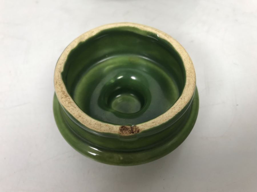 Vintage Green Bauer Pot With Lid - Note Lid Has Slight Chip On Inside Rim - See Photo [Photo 7]