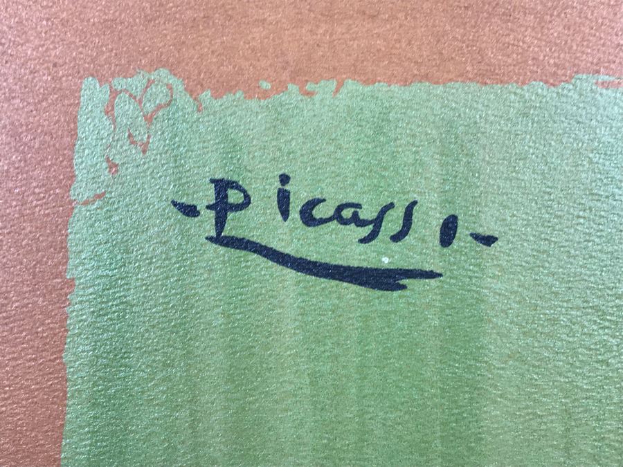 Framed Picasso White Clown Print 18 X 24 [Photo 9]