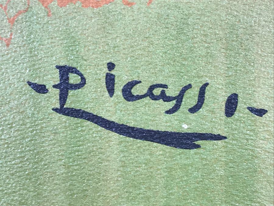 Framed Picasso White Clown Print 18 X 24 [Photo 8]