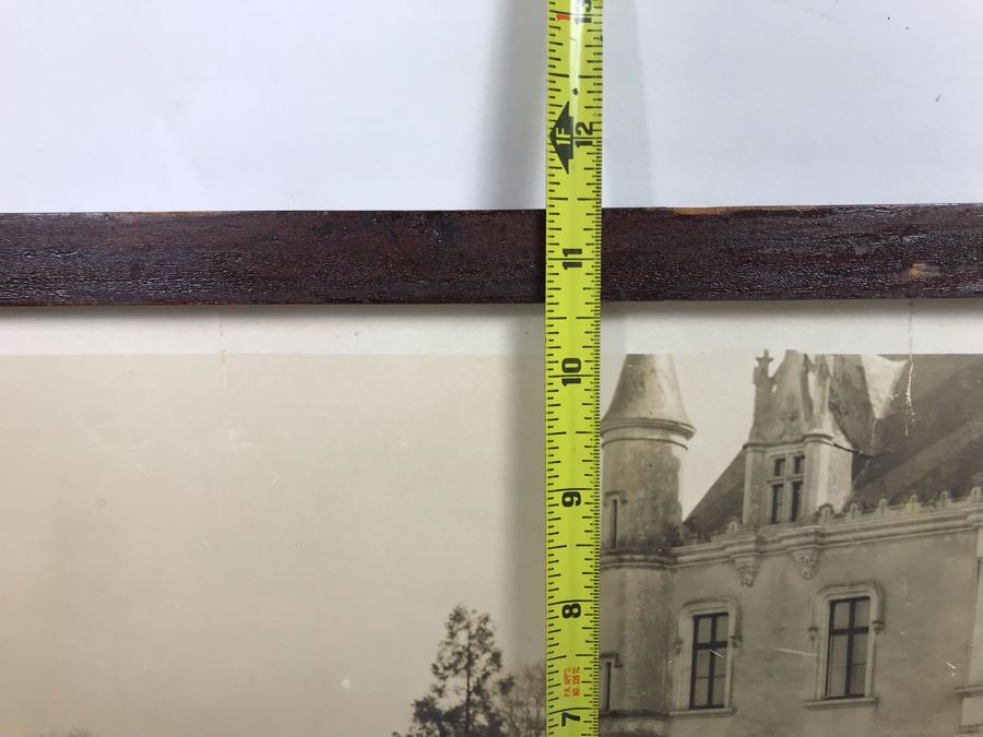 Antique 1919 Framed Photograph Of Co. 'C' - 306th Infantry Chatelain Mayenne By Richards Film Service Montgomery Alabama 35 X 11.5 [Photo 20]