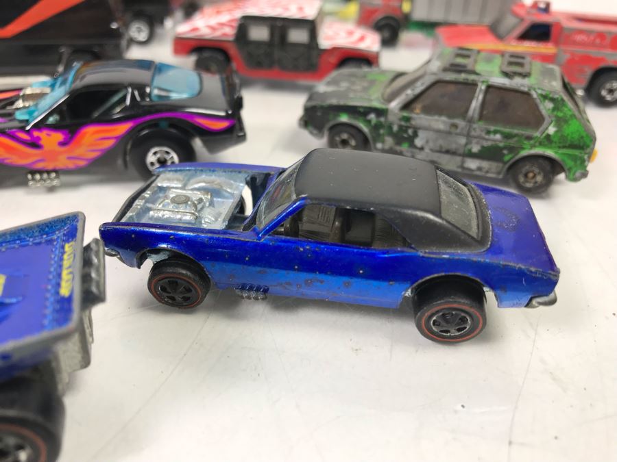 Various Cars Including Hot Wheels Redline Cars And Matchbox With Car Case [Photo 7]
