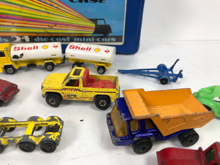 Various Cars Including Hot Wheels Redline Cars And Matchbox With Car Case [Photo 14]