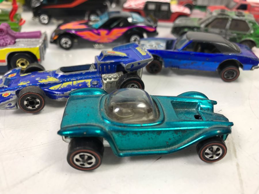 Various Cars Including Hot Wheels Redline Cars And Matchbox With Car Case [Photo 5]