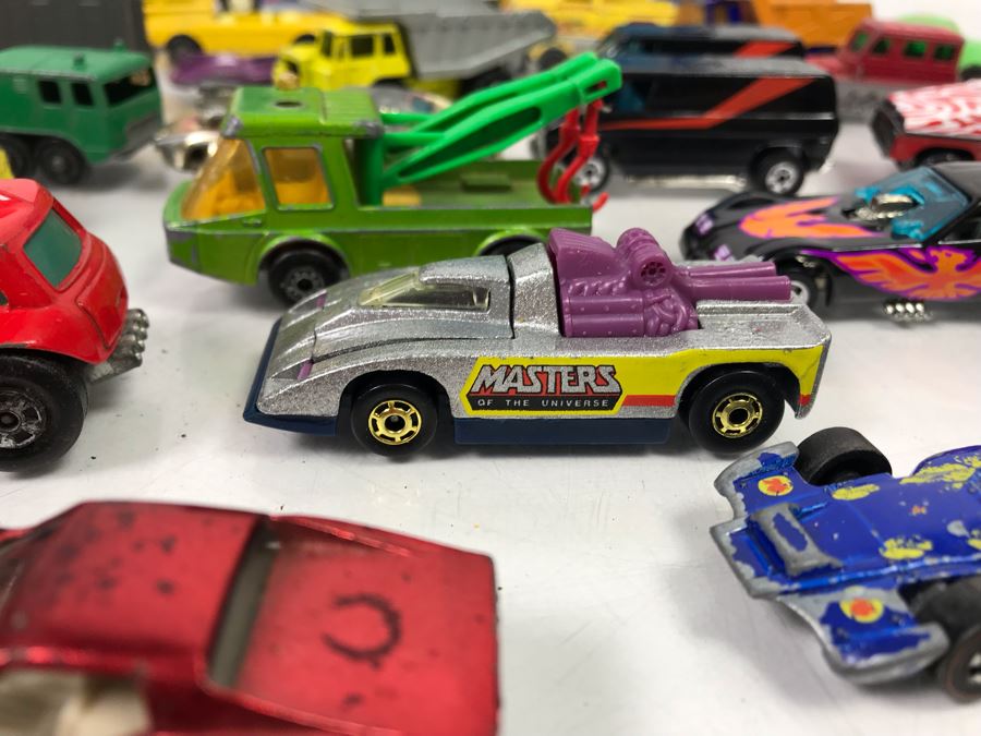 Various Cars Including Hot Wheels Redline Cars And Matchbox With Car Case [Photo 4]