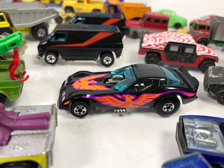Various Cars Including Hot Wheels Redline Cars And Matchbox With Car Case [Photo 8]