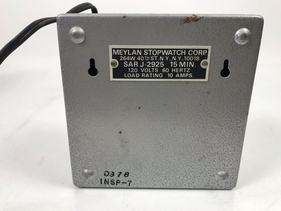Vintage Meylan Stopwatch Corp Electronic Timer With Buzzer 5'W  X 5'H [Photo 4]