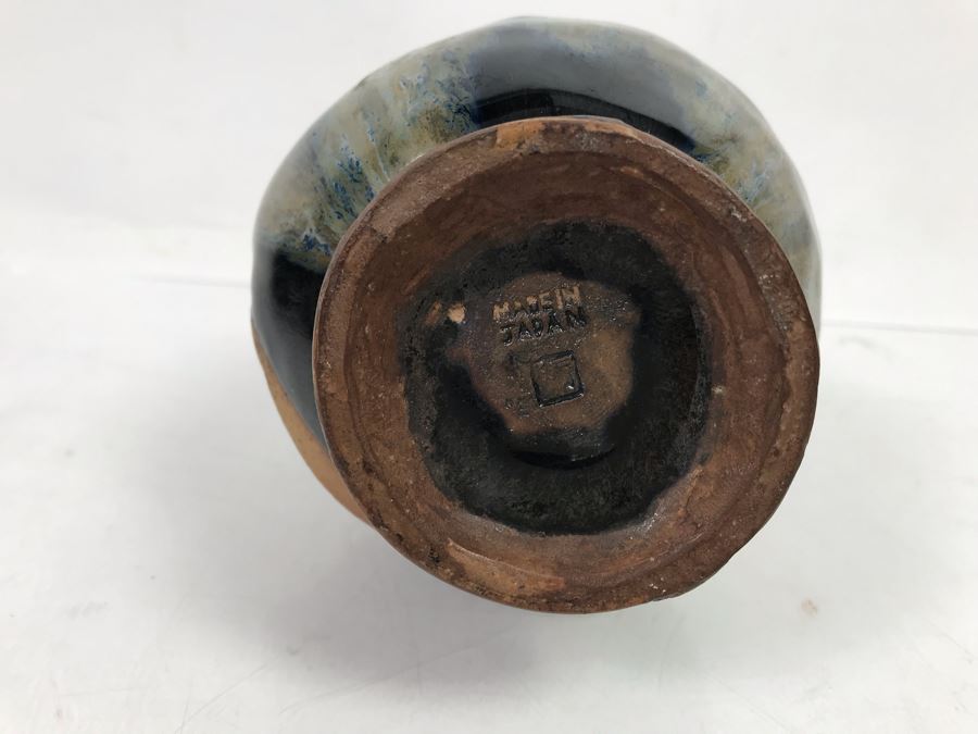 Signed Japanese Pottery Vase 6'H [Photo 9]