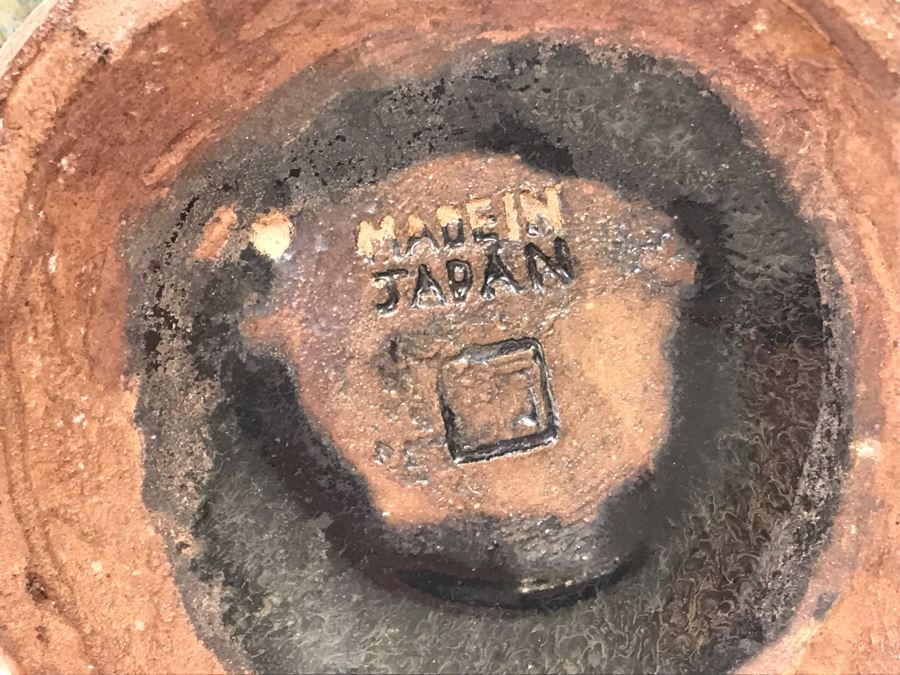 Signed Japanese Pottery Vase 6'H [Photo 10]