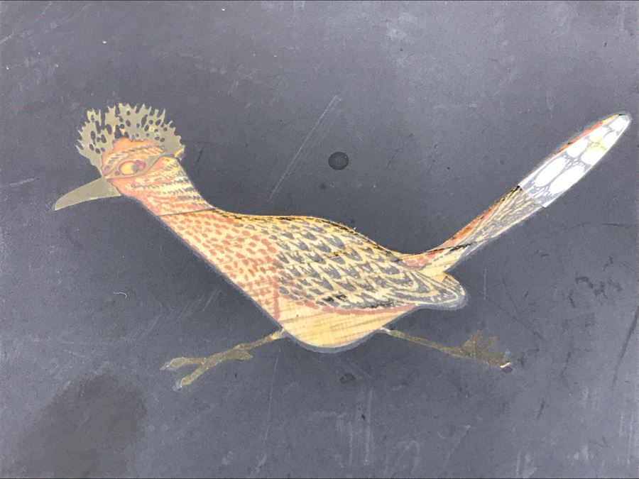 Pair Of Couroc Of Monterey California Inlaid Trays [Photo 11]