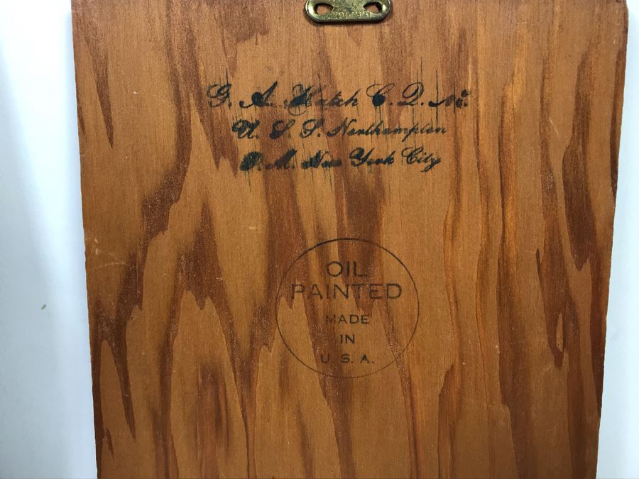 Pair Of Well Executed Mexican Native Stick Art / Straw Folk Art Paintings And Pair Of Hand Painted Mexican Scene Paintings On Board [Photo 11]