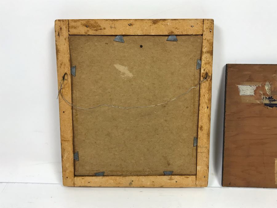 Original Artwork Of Native American Woman In Wooden Frame And Cowboy Wrangler Sylvanart Etching In Wood From Yellowstone Park, WY [Photo 9]