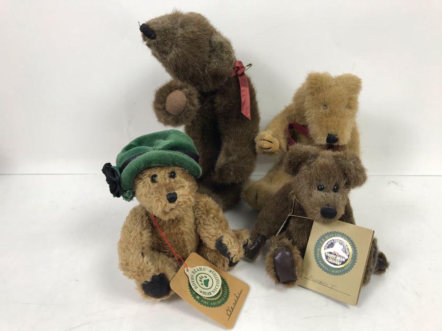 (4) Boyds Jointed Bears [Photo 1]