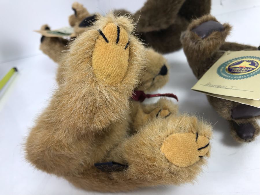 (4) Boyds Jointed Bears