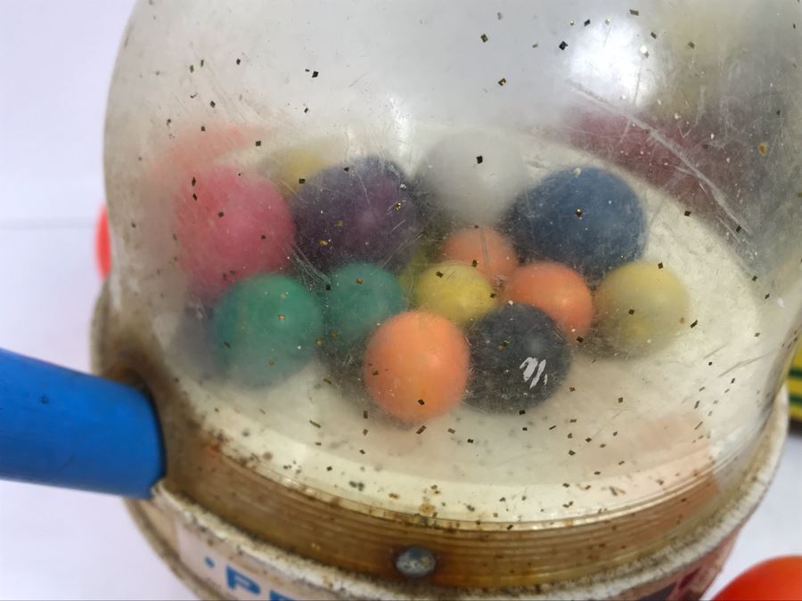 Vintage Kids Toys Lot With Fisher Price Corn Popper, Little Snoopy, Humpty Dumpty, Tug-A-Bug And Japanese Wooden Train Toy [Photo 18]