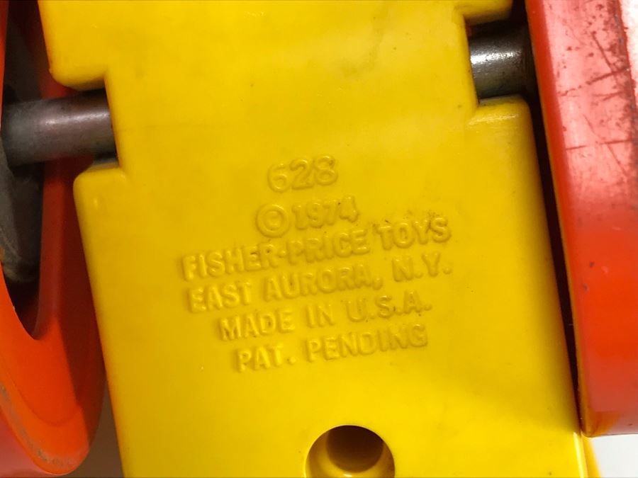 Vintage Kids Toys Lot With Fisher Price Corn Popper, Little Snoopy, Humpty Dumpty, Tug-A-Bug And Japanese Wooden Train Toy [Photo 12]